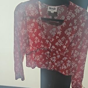 Rouje Scarlet Floral Top